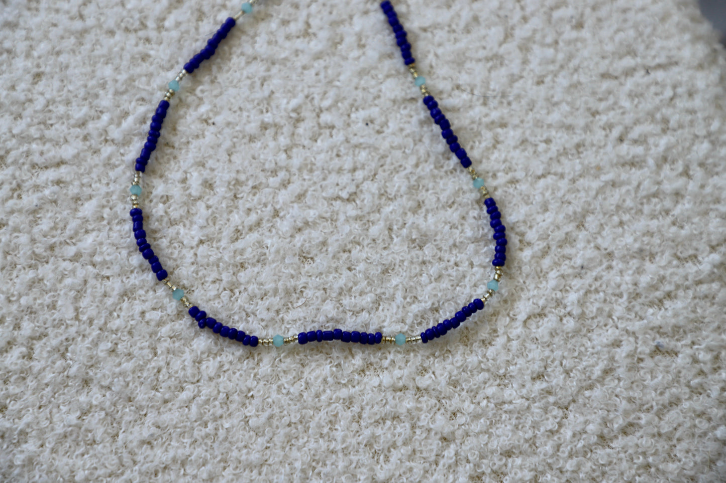 Collier Rocaille - Bleu 🦋