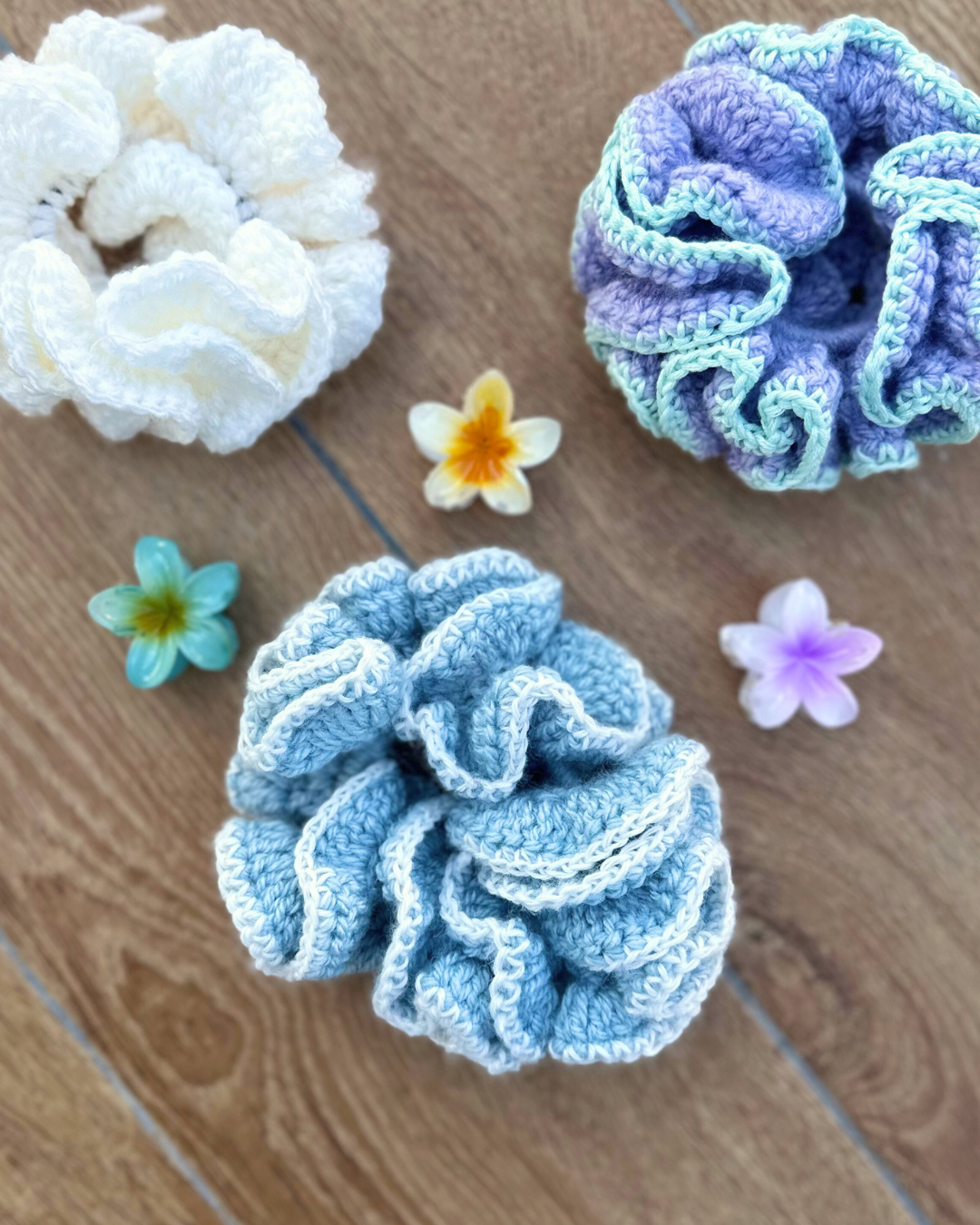 Chouchou Fluffy - Violet đ