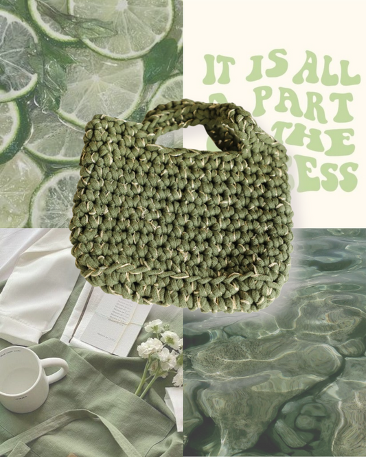 Sac OLIA - Kaki & doré  💚