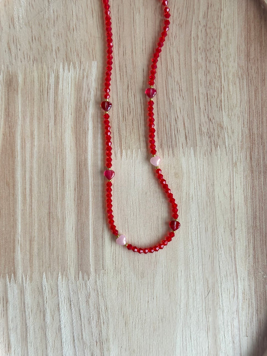 Collier La Passionnée en crochet fait main - Machja Perla