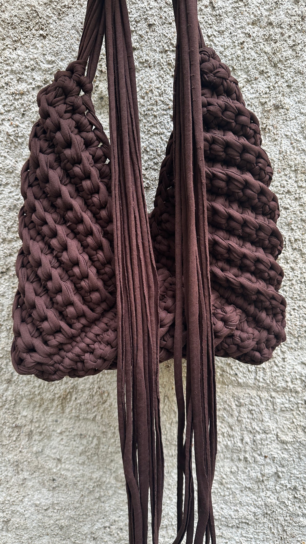 Sac ALBA marron Chestnut dream en crochet fait main - Machja Perla (photo 3)