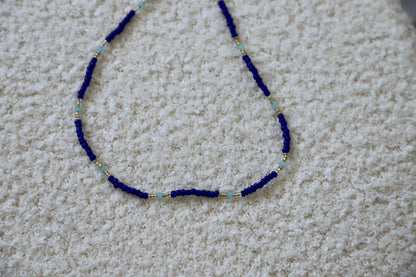 Collier Rocaille - Bleu  🦋