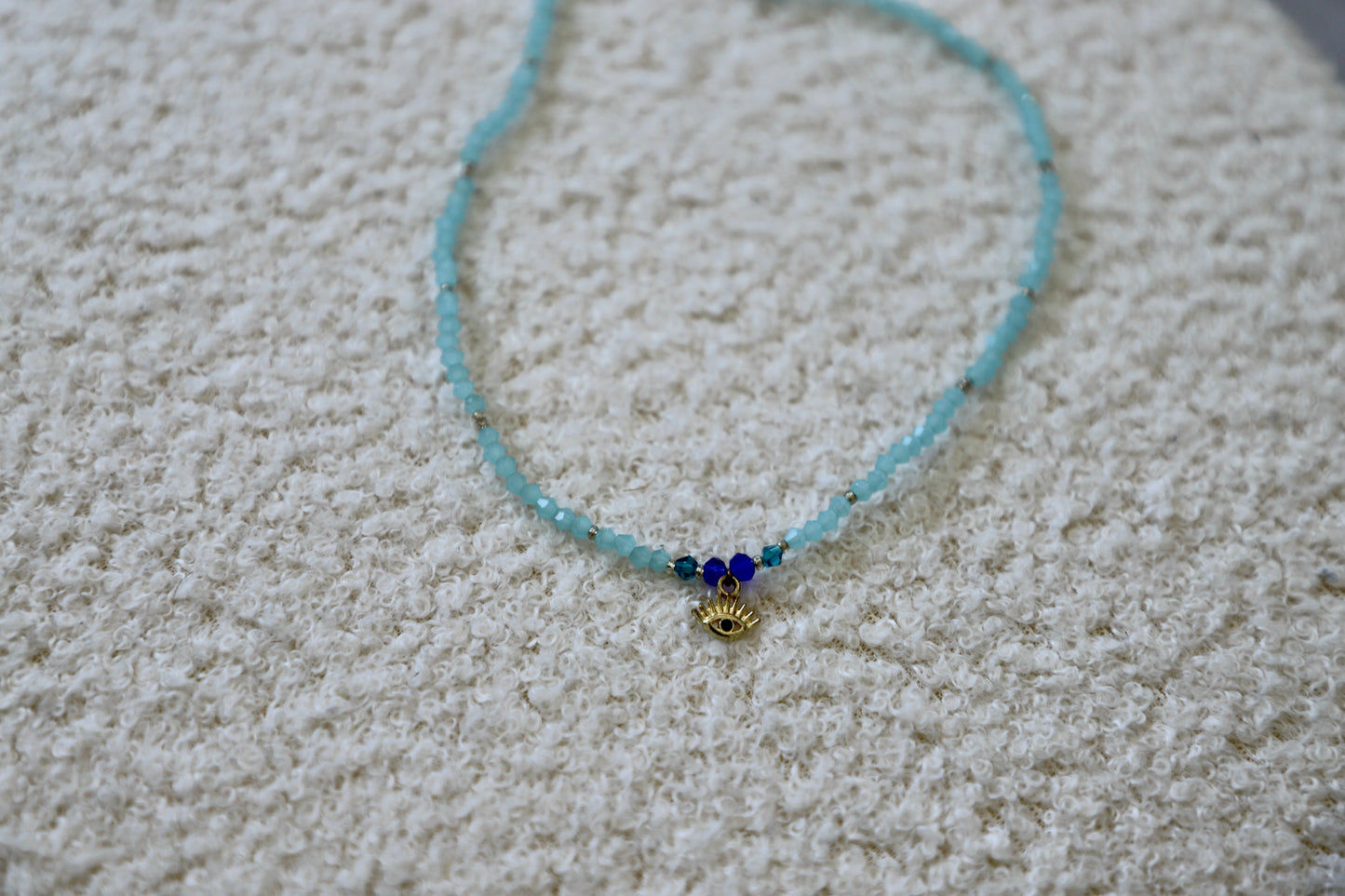 Collier Rocaille - Bleu  🦋