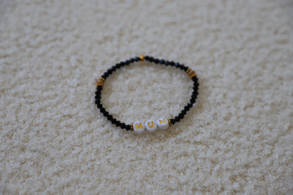 Bracelet perles de rocailles - MUM  💝