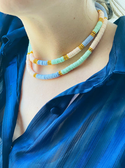 Collier Heishi - Pastel 💛