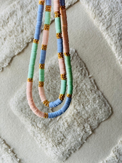 Collier Heishi - Pastel 💛
