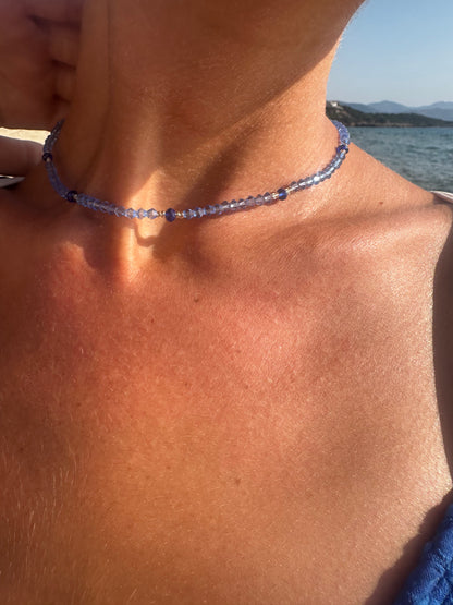 Collier Rocaille - Bleu  🦋