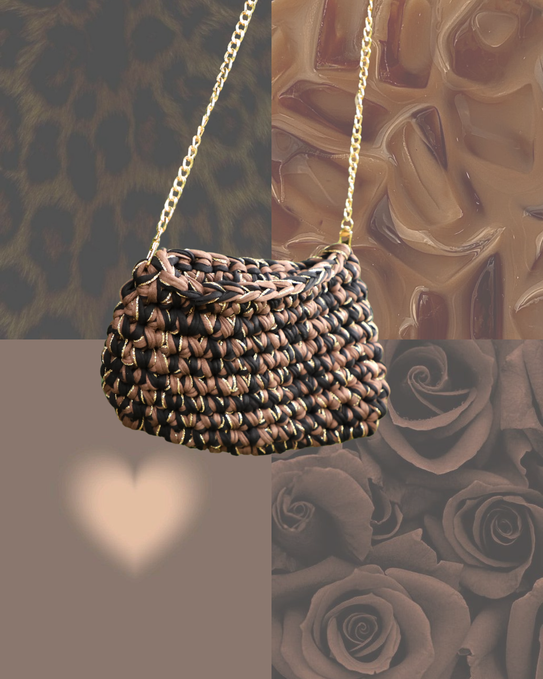 Sac SOLEA - Marron & Noir 🐻